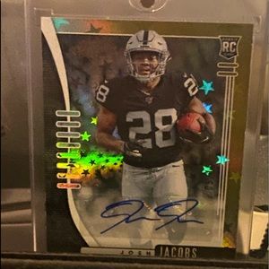 Josh jacobs rookie card /10 flawless would grade a 10